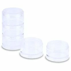 Beadalon Small Stackable Containers 6 Pack 5 Beadalon Small Stackable Containers 6 Pack -Christmas Decorations shop 560771 1000 4 beadalon small stackable containers 6 pack