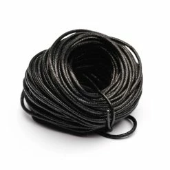 Beads Unlimited Black Bootlace 3m