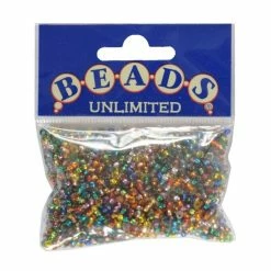 Beads Unlimited Assorted Rocaille Beads 2.5mm X 3mm 50g