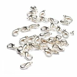 Beads Unlimited Silver Plated Trigger Clasp 15mm X 6mm 13 Pack