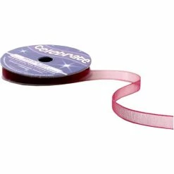 Celebrate Wine Organdie Ribbon 6mm X 8m -Christmas Decorations shop 569762 1023 3 wine organdie ribbon 6mm x 8m