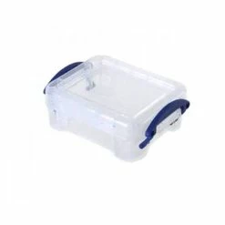 Really Useful Products Really Useful Clear Plastic Storage Box 0.2 Litres