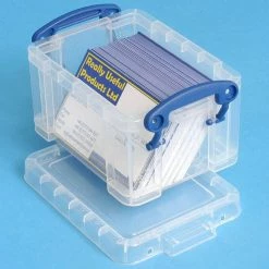 Really Useful Products Really Useful Clear Plastic Storage Box 0.3 Litres -Christmas Decorations shop 571334 1001 3 really useful clear box 0 3 litres