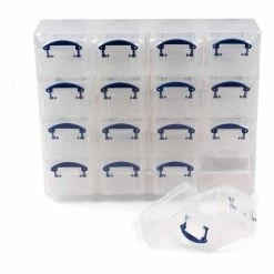 Really Useful Products Really Useful Boxes Organiser 0.14 Litres 16 Pack