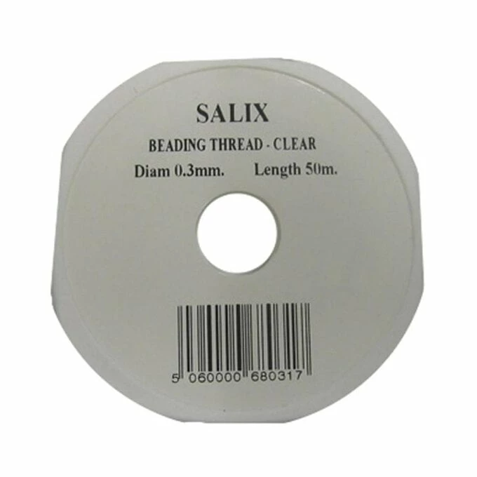 Salix Clear Beading Thread 0.3 Mm X 50 M 1 Salix Clear Beading Thread 0.3 Mm X 50 M