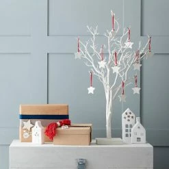 Hobbycraft Decorative White Twig Tree 76cm -Christmas Decorations shop 578797 1000 13 decorative white twig tree 76cm
