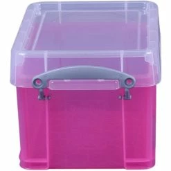 Really Useful Products Really Useful Pink Box 3 Litres -Christmas Decorations shop 587319 1001 3 really useful pink box 3 litres