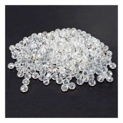 Hobbycraft Crystal Cushion Bd Hole 1.2mm Beads Clear AB