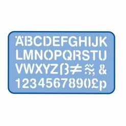 Helix Alphabet Stencil 3cm