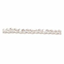 Hobbycraft Clear Crystal Bicone Bead String 38 Pieces