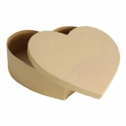 Hobbycraft Mache Heart Box 18cm