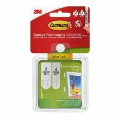 Command Small And Medium Hanging Strips Value Pack