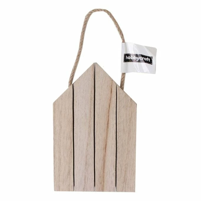 Hobbycraft Wooden House Wall Plaque 1 Hobbycraft Wooden House Wall Plaque