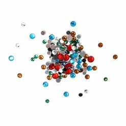 Hobbycraft Multi Assorted Round Gems 90g