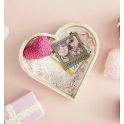 Hobbycraft Wooden Heart Tray 20cm X 20cm X 5cm -Christmas Decorations shop 628096 1000 3 wooden heart tray 20cm x 20cm x 5cm