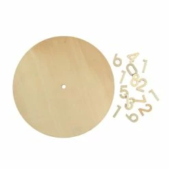 Hobbycraft Wooden Clock With Numbers