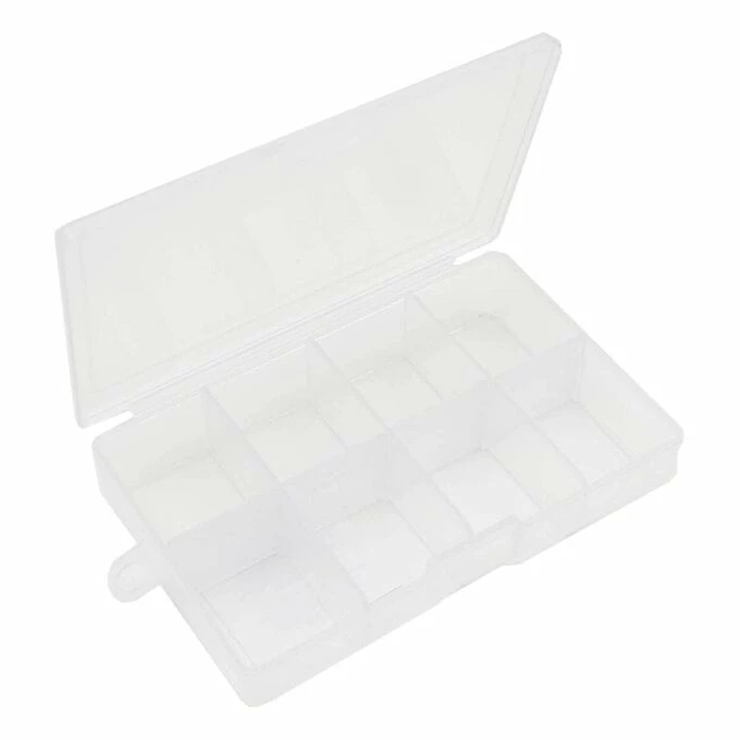Hobbycraft Plastic Storage Box 11.5cm X 7cm 1 Hobbycraft Plastic Storage Box 11.5cm X 7cm