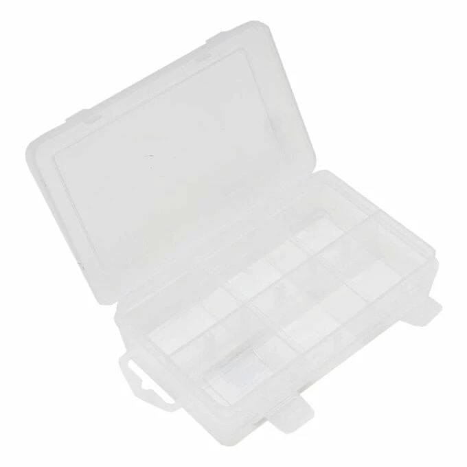 Hobbycraft Clear Plastic Storage Box 17.5cm X 10cm 2 Hobbycraft Clear Plastic Storage Box 17.5cm X 10cm - Image 2