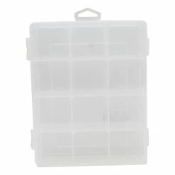 Hobbycraft Clear Plastic Storage Box 19.5cm X 14.5cm