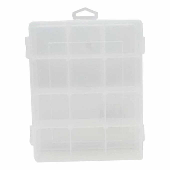 Hobbycraft Clear Plastic Storage Box 19.5cm X 14.5cm 1 Hobbycraft Clear Plastic Storage Box 19.5cm X 14.5cm