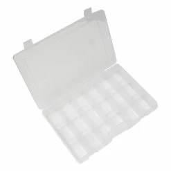 Hobbycraft Plastic Storage Box 27.5cm X 18.5cm
