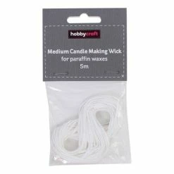 Hobbycraft Medium Candle Making Wick For Paraffin Waxes 5m