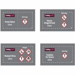 Hobbycraft Christmas Candle Fragrance Oils 13ml 4 Pack -Christmas Decorations shop 631050 1000 4 christmas candle fragrance oils 13ml 4 pack