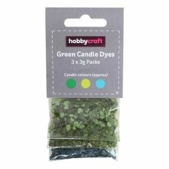 Hobbycraft Green Candle Making Dye 3g 3 Pack