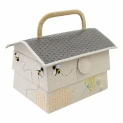 Hobbycraft Bumble Bee Hive Sewing Box 19cm X 29cm X 19cm