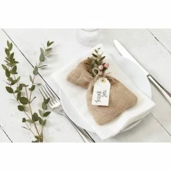 Hobbycraft Natural Jute Bags 10 Pack -Christmas Decorations shop 634063 1000 3 natural jute bags 10 pack