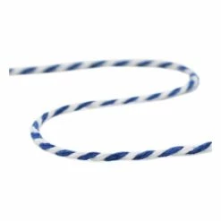Celebrate Royal Blue And White Knot Cord 2mm X 8m