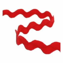 Celebrate Red Ric Rac Ribbon 6mm X 4m