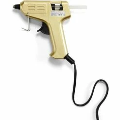 Hobbycraft Gold Mini Hot Melt Glue Gun -Christmas Decorations shop 638424 1003 3 gold mini hot melt glue gun