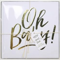 Ginger Ray Oh Baby Guest Book -Christmas Decorations shop 638743 1000 3 ginger ray oh baby guest book