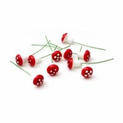 Hobbycraft Mushroom Decorations 17 Pieces