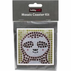 Hobbycraft Sloth Mosaic Coaster Kit -Christmas Decorations shop 642055 1000 3 sloth mosaic coaster kit