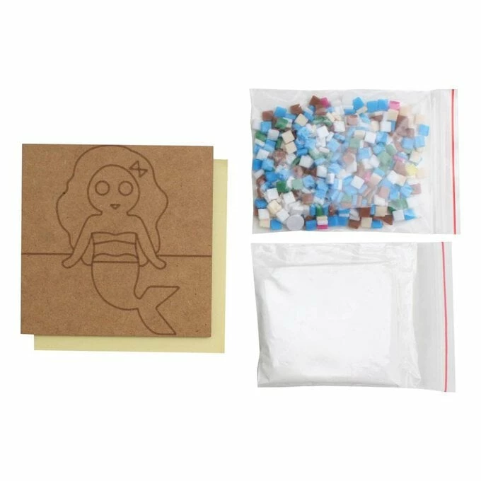 Hobbycraft Mermaid Mosaic Coaster Kit 2 Hobbycraft Mermaid Mosaic Coaster Kit - Image 2