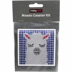 Hobbycraft Llama Mosaic Coaster Kit -Christmas Decorations shop 642055 1007 3 llama mosaic coaster kit