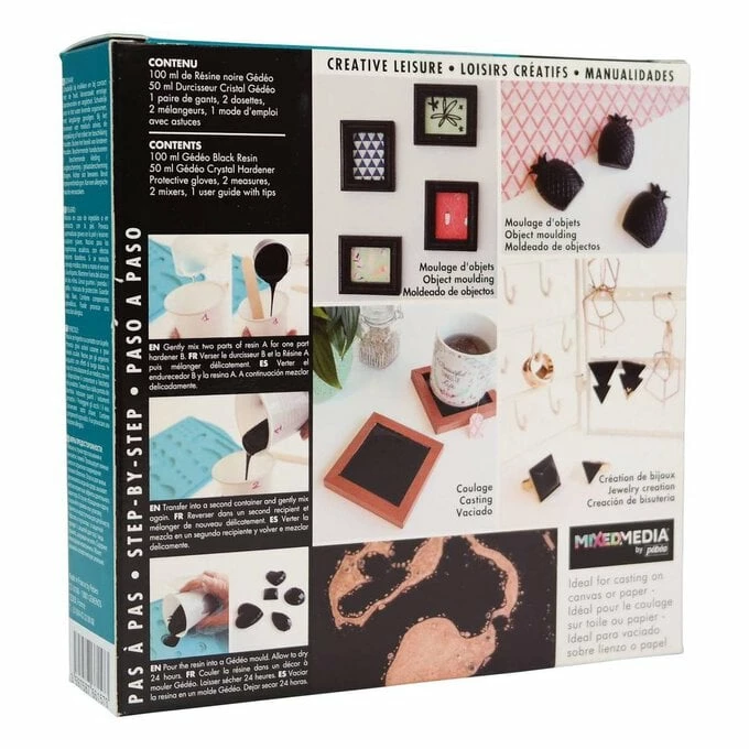 Pebeo Gedeo Black Resin 150ml 2 Pebeo Gedeo Black Resin 150ml - Image 2