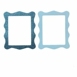 Hobbycraft Blue Adhesive Frames 6 Pack