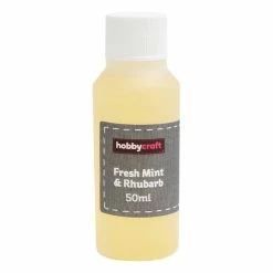 Hobbycraft Fresh Mint And Rhubarb Candle Fragrance Oil 50ml