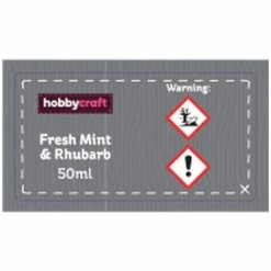 Hobbycraft Fresh Mint And Rhubarb Candle Fragrance Oil 50ml -Christmas Decorations shop 642745 1008 3 fresh mint and rhubarb candle fragrance oil 50ml