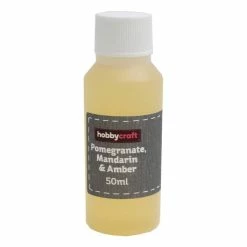 Hobbycraft Pomegranate Mandarin And Amber Candle Fragrance Oil 50ml