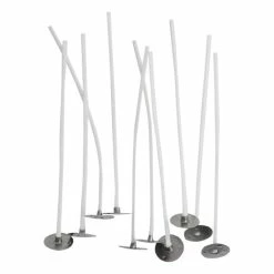 Hobbycraft Pre-Waxed Wick Assemblies For Paraffin Wax 100mm 10 Pack