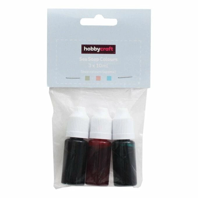 Hobbycraft Sea Soap Colours 10ml 3 Pack 2 Hobbycraft Sea Soap Colours 10ml 3 Pack - Image 2