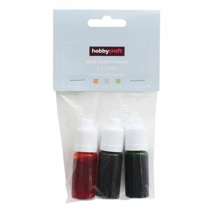 Hobbycraft Bold Soap Colours 10ml 3 Pack 2 Hobbycraft Bold Soap Colours 10ml 3 Pack - Image 2