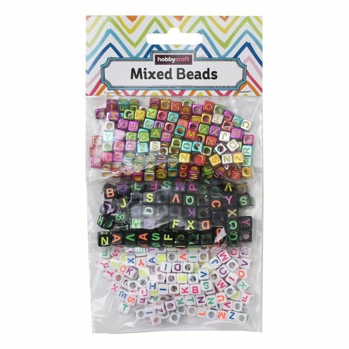Hobbycraft Alphabet Bead Waterfall Pack 75g 2 Hobbycraft Alphabet Bead Waterfall Pack 75g - Image 2