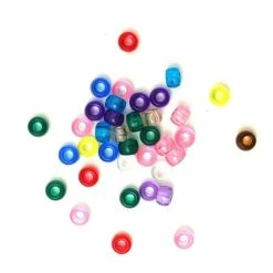 Hobbycraft Clear Bright Mixed Pony Beads 182g