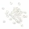 Hobbycraft Iridescent White Pony Beads 68.3g