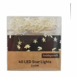 Hobbycraft LED Star Lights 2.45m
